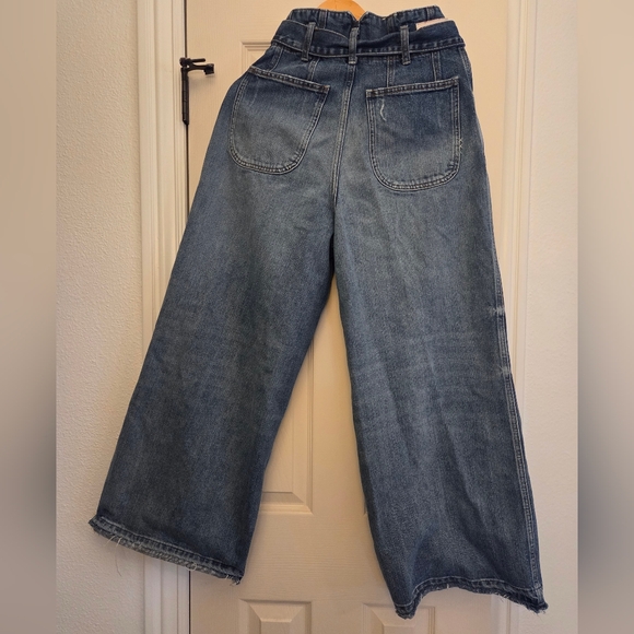 Scotch & Soda Relaxed Wide Leg Tie Waist Jeans - Picture 8 of 13